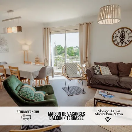 Agreable Maison De A Lacapelette בית נופש *